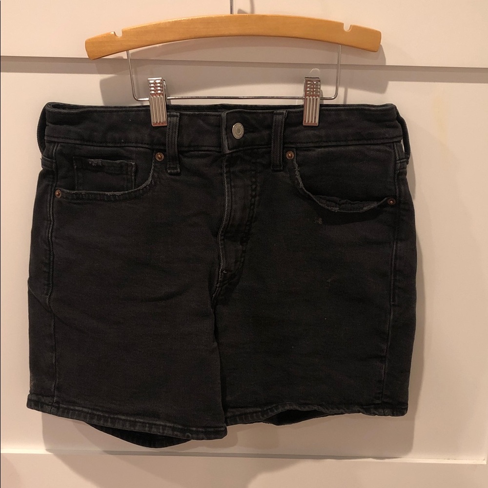 Old Navy Black Denim Women's Jean Jorts